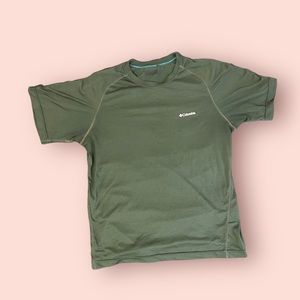 (Retail $30) Men Green Columbia Short sleeve T-shirt (size S)